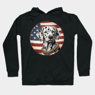 Dalmatian 4th of July Hoodie